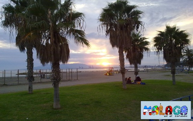 Atardecer en El Palo